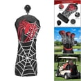 thumbnail image 3 of Durable PU Leather Golf Head . 1 3 5 UT Driver Head Protector, 3 of 8