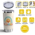 thumbnail image 3 of Teacher Gift Teacher Appreciation 20oz Tumbler with Lid and Straw Teach Love Inspire Insulated Tumblers Back To School Gifts For Teachers (Tumbler-Teach Love Inspire), 3 of 6