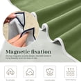 thumbnail image 2 of Magnet Towel, Outdoor Magnetic Bath Towel - Oversized 30"x75" Quick-Dry, Sand-Resistant, Super Absorbent Microfiber Towel with Magnetic Closure for Beach, Pool, Travel, Gym & Camping (Green), 2 of 7