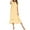 Yellow, variant on Jgppe Women's Vintage Nightgown Short Sleeve Comfort Ruffle Solid Color Casual Pajamas Home Dress