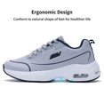 thumbnail image 3 of Zapatillas de tenis ortopédicas AOV para mujer, talla 7.5, gris y azul, 3 of 6