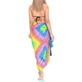 thumbnail image 3 of HAPPY BAY Women's Beachwear Summer Bikini Wraps Beach Wrap Sarong Skirt Swimsuit Swimwear Coverups Bathing Suit Swim Cover ups for Womens One Size Pastel, Tie Dye, 3 of 4