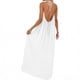 thumbnail image 2 of Vestido de Verano Casual de Mujer Cuello Redondo Sólido sin Mangas Mini Sling Vestido sin Espalda para las Mujeres, 2 of 5