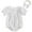 White, variant on Krdevn Baby Girls Romper Jumpsuit Short Sleeve Smocked Casual Playsuit for Toddlers Soft Comfortable Everyday Outfit Spring Summer,3-6 Months