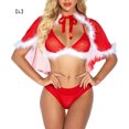 thumbnail image 1 of Conjunto de ropa interior sexy de Navidad para mujer, traje de cosplay de fiesta de lencería de encaje, L Scienceny XX000091-03, 1 of 7