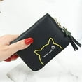 thumbnail image 2 of Small Clutch Wallets for Women Cute Coin Purses Card Holder Invoice Pocket PU Leather Female Lady Bag (Color : Green), 2 of 6