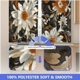 thumbnail image 4 of Boho Floral Kitchen Curtains - Spring Rustic Aesthetic Small Short Cafe Tier Curtains Decor for Living Room Rod Pocket Window Drapes 36 Inch Length 2 Panels Set 28"x36", 4 of 4