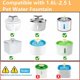 thumbnail image 3 of Filtro de fuente de agua para gatos, 6 filtros de fuente de triple acción para repuesto de fuente de gato con resina de intercambio iónico, carbón activado para fuente de agua de 2 a 2,5 l JAMW Sencillez, 3 of 5