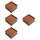 thumbnail image 5 of 4 elevadores de muebles para cama, altura ajustable, antideslizantes, protectores de suelo. Marrón 78x78x4cm, 5 of 9