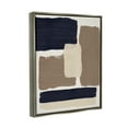 thumbnail image 4 of Stupell Industries Black & Brown Squares Abstract Painting Gray Floater Framed Canvas Art Print Wall Art, 17 x 21, 4 of 10