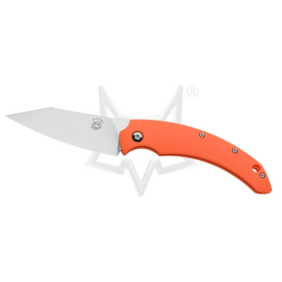 Fox Knives Dragotac Piemontes Pocket Knife N690Co Stainless & Orange FRN