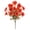 Orange, variant on Artificial Eucalyptus Wildflower Bush for Vase, Table, Porch and Wedding Decor, Purple