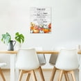 thumbnail image 2 of Fall Thanksgiving Canvas Wall Art Decor Inspirational Quotes Pumpkin Maple Leaves on Rural Wood Board Wall Art Autumn Thanksgiving Wall Art Framed for Bedroom Living Room Easy to Hang,12x16 Inches, 2 of 5
