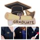 thumbnail image 4 of 4 alfileres de solapa para birrete de graduación, broches decorativos de metal para ropa, broches para birrete de graduación para graduados de la escuela y la universidad, 4 of 8