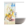 thumbnail image 2 of MKHERT Teapot Fairy House Shower Curtain Waterproof Bath Curtain Decor 66x72 inch, 2 of 2