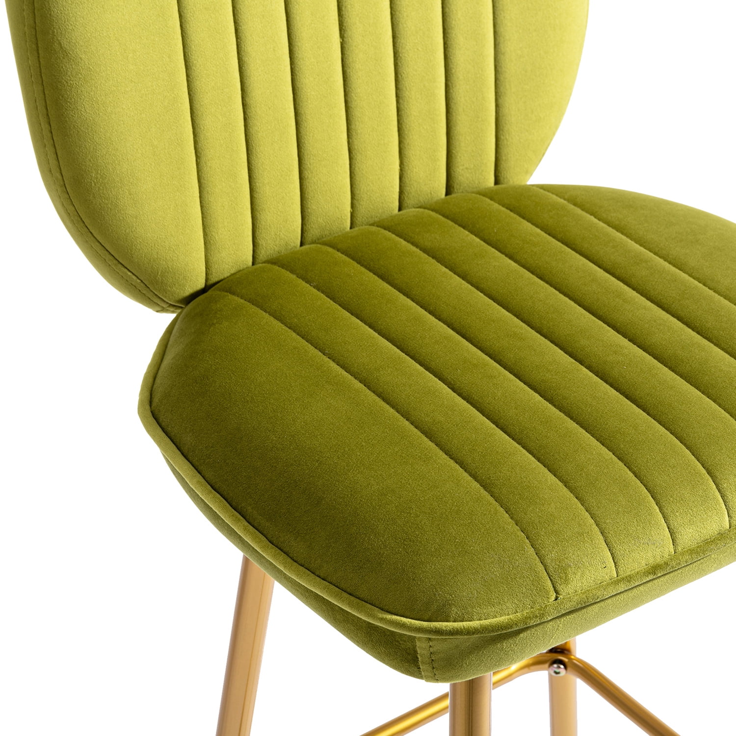 Kepooman Modern Design Bar Stools Set of 1 with Back for Bar Counter, Green Kepooman Modern Design Bar Stools Set of 1 with Back for Bar Counter, Green
