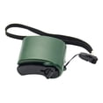thumbnail image 1 of USB Hand Crank Charger, Dynamo Emergency Phone Charger, 6V Max Output, Built-in LED, Lightweight Compact for Travel, 1 of 3