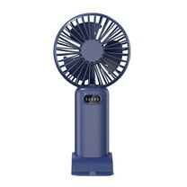 Harpi Mini Fan Handheld,Air Conditioner Fan,Mini Personal Lash Fan Portable Foldable USB Fans With Smart Led Digital Display Quiet Small Desk Fan With 5 Speeds,Travel Essentials Indoor Outdoor