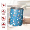 thumbnail image 5 of 12oz Coffee Tumblers Blue Cartoon Unicorn Gift Balloon Cloud Pattern Stainless Steel Vacuum Insulated Travel Tumbler Coffee Cups Mug with Lid and Straw with Cleaning Brush for Cold & Hot Drinks, 5 of 5