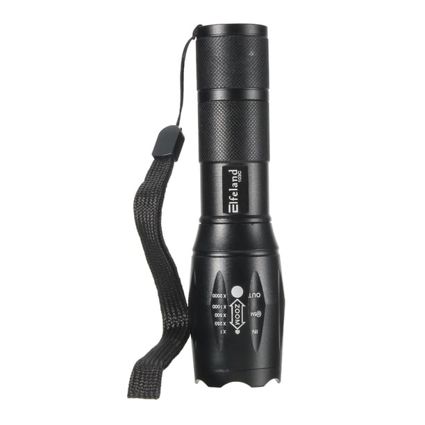 2000 lumen rechargeable tactical t6 led flashlight torch Emergency Torch, Military Grade 5 Modes XML * 3000 Lumens Tactical * Waterproof Handheld Flashlight and night fishing with blue light Tactical Flashlight 2000 Lumens -