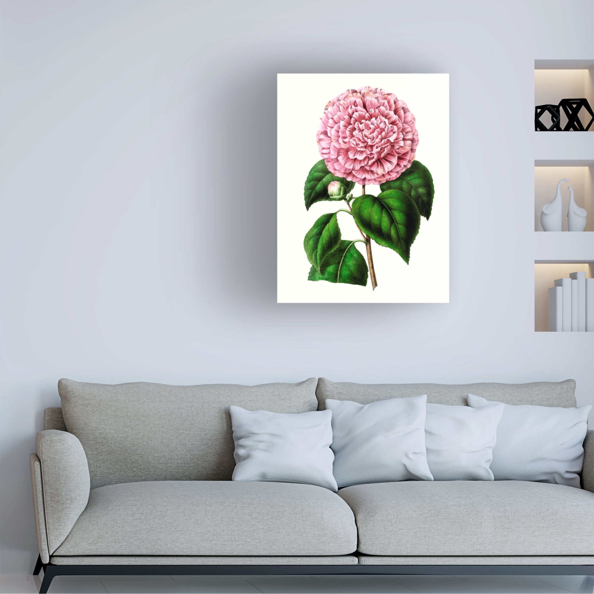 Unknown 'Grand Blooms II' Canvas Art