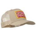 thumbnail image 5 of Don't Tread On Me Flag Patched Mesh Cap - Khaki OSFM, 5 of 5