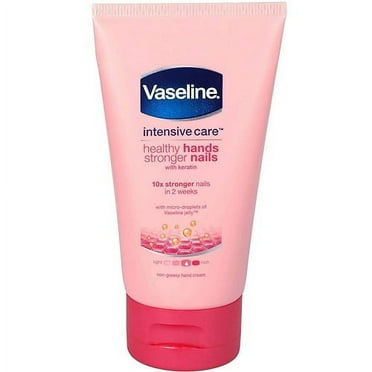 Vaseline Healthy Hands and Stronger Nails Hand Cream 75ml (Pack of 3)