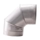 thumbnail image 2 of Conector de tubo de codo de estufa de 90 degree, accesorio de chimenea de codo, resistente al óxido para ventilación de cocina, tubo adaptador de conducto Identificación 135 cm, 2 of 8