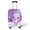 Purple Axolotls, variant on HELLHERO Skull and Floral Design Suitcase Sleeve Soft Personalized Polyester Spandex Luggage Cover for Vacation Journey