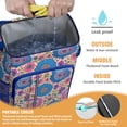 thumbnail image 2 of Travel Cooler Bag - Colorful Floral Pattern Camping Beer Cooler Backpack with Bottle Opener- Waterproof Insulated Picnic Backpacks - Cooler Bag for Beach, 2 of 6