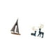 thumbnail image 4 of Escultura de velero,Estatua de velero,decoración de barco de vela,velero,Figura decorativa de resina con forma de velero,Estatua de ciervo alce,Figuras de ciervos y alces,decoración para el, 4 of 6