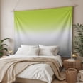 thumbnail image 3 of Green Gray Ombre Tapestry for Bedroom Wall Hanging Tapestry, Modern Gradient Abstract Art Ceiling Backdrop Tapestries Poster Blanket Wall Decor for Teens Room Living Room Dorm 55" x 73", 3 of 8
