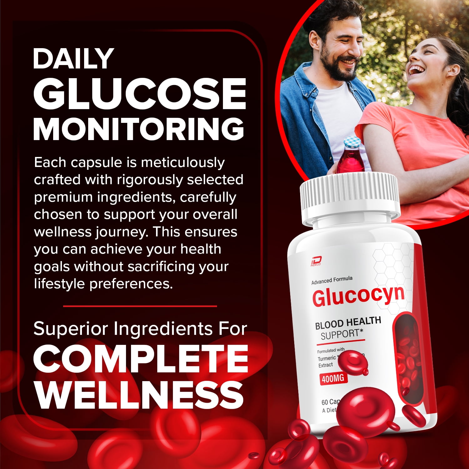 Glucocyn Capsules – Glucosyn, All Natural Glycogen Support, 3 Pack, 180 Capsules
