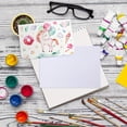 thumbnail image 3 of 100 Pcs Blank Pure Cotton Watercolor Paper Card with Envelopes 140lb/300 Gsm Textured Postcards for Art Painting Thank Note Invitation Birthday Wedding Crafts, 3 of 4