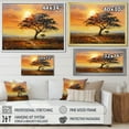 thumbnail image 4 of Designart "Baobab Tree horizon V" Tree Baobab Floater Framed Wall Art Living Room, 4 of 7