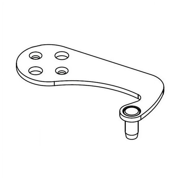 WHIRLPOOL W10901052 FREEZER HINGE TOP (BLACK) (GENUINE OEM PART)