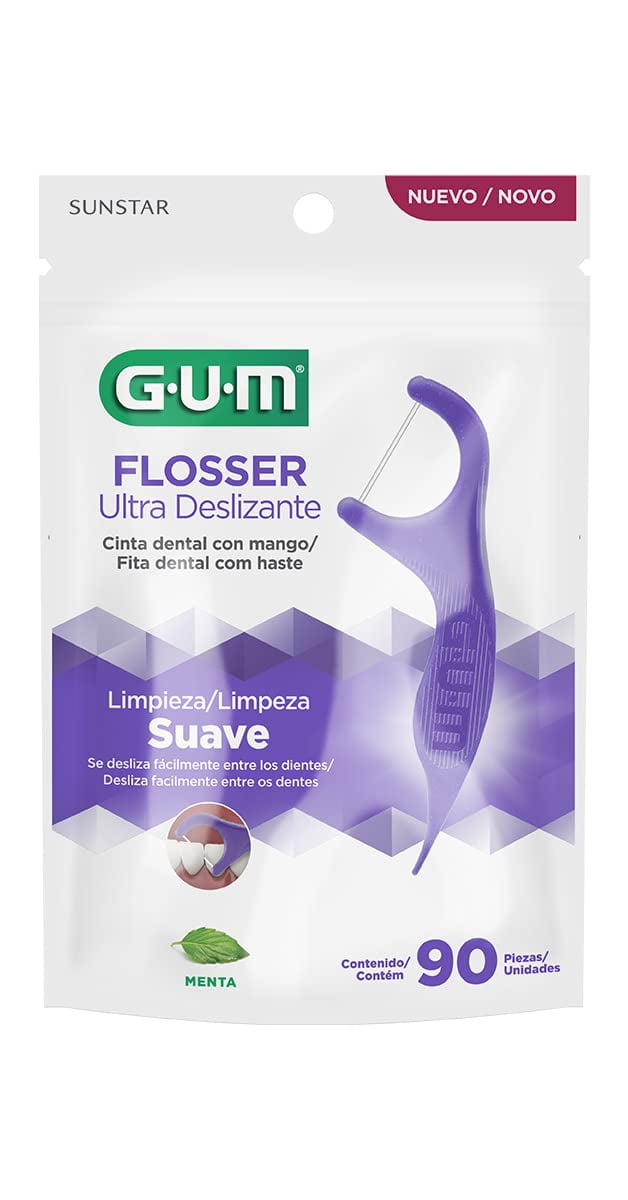 Gum Comfort Slide Flosser Picks Fresh Mint 90 Count