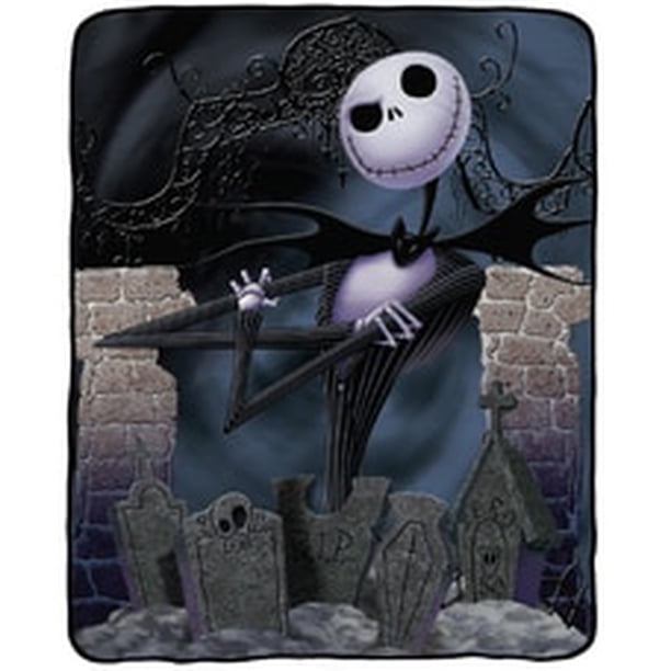 Nightmare Before Christmas Night King Throw Blanket