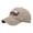 Khaki, variant on Men Caps Men's Washed Baseball Cap with Embroidered Bat Design Classic Couple Hat for Casual Wear