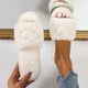 thumbnail image 5 of Zapatos de mujer, pantuflas de algodón, pantuflas antideslizantes de fondo suave de amor de felpa cálidas para el hogar Wmkox8yii  hj789, 5 of 6