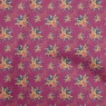 thumbnail image 1 of oneOone Cotton Poplin Dark Magenta Fabric Florals Fabric For Sewing Printed Craft Fabric By The Yard 56 Inch Wide, 1 of 4