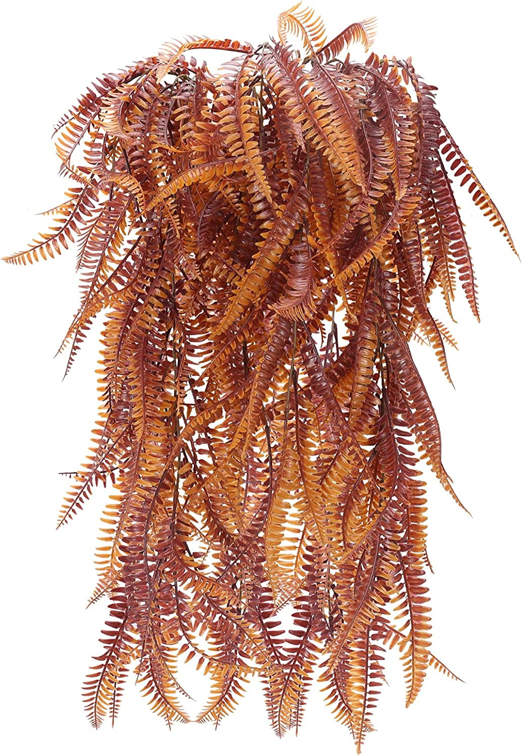 Sinhoon 2Pcs Artificial Hanging Ferns Plants 2.62ft Hanging Boston