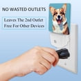 thumbnail image 3 of Dog LED Square Night Light - Compact and Energy Efficient Illumination for Bedrooms and Bathrooms - Plug-in Wall Lamp with Auto Sensor, 3 of 6