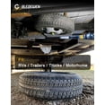 thumbnail image 2 of Spare Tire Hoist, Spare Tire Winch Carrier, Compatible with RVs Trailers Trucks Motorhomes, Spare Tyre Holder with Offset Cable, Spare Wheel Towing Winch, Spare Tire Lift Assembly, 2 of 7