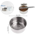 thumbnail image 4 of Paquete de 2 vasos para comedero de pájaros, soporte para abrazadera para cuenco de comida para loros, taza para gallinero, cuenco de agua para jaula de pájaros para periquitos grises, 4 of 5