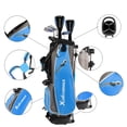 thumbnail image 3 of XDriveMax 6 Pieces Golf Club Set, Junior Complete Set for Ages 6-10 with Stand Bag, Right Handed, 2 Head Covers, Blue, 3 of 5