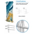 thumbnail image 3 of Blue Summer Beach Blackout Curtains, French Door Curtains for Door Window, Coastal Sea Turtle Privacy Drapery for Patio/Sidelight Doors, 1 Panel with Tieback, 54 x 72 Inches, 3 of 6