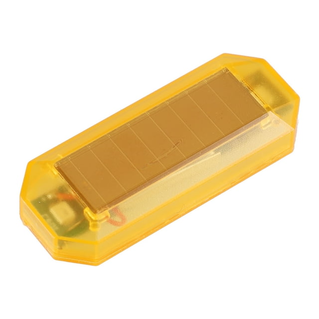 Unique Bargains Car Alarm Light Solar Power Waterproof LED Car Anti Theft Device with USB Port Light Red Shell Orange