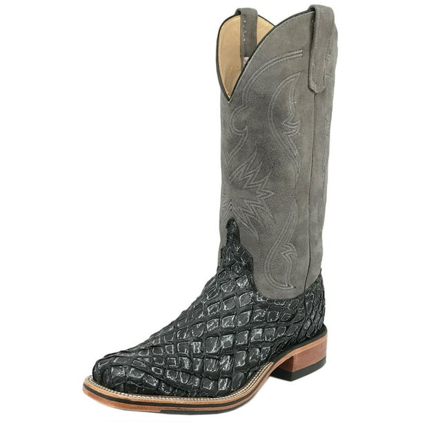 Anderson Bean - Anderson Bean Men's Blue Steel Baby Bass Cowboy Boots