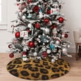 thumbnail image 5 of Sigee Golden Leopard Glitter for Christmas Decoration Tree Skirt Christmas Tree Skirt,Christmas home decor Holiday Tree Skirt Fits Christmas Tree-48", 5 of 7